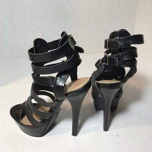 JustFab Black Platform Heel